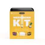 Weekender Kit Vibe Coconut Pineapple Battery-Powered Mini Vibrator Travel Set - Image 3