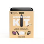 Weekender Kit Vibe Vanilla Battery-Powered Mini Vibrator Travel Set – Black - Image 3