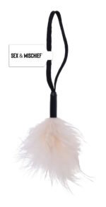 Cream Peaches n CreaMe Wrist Feather Tickler – White