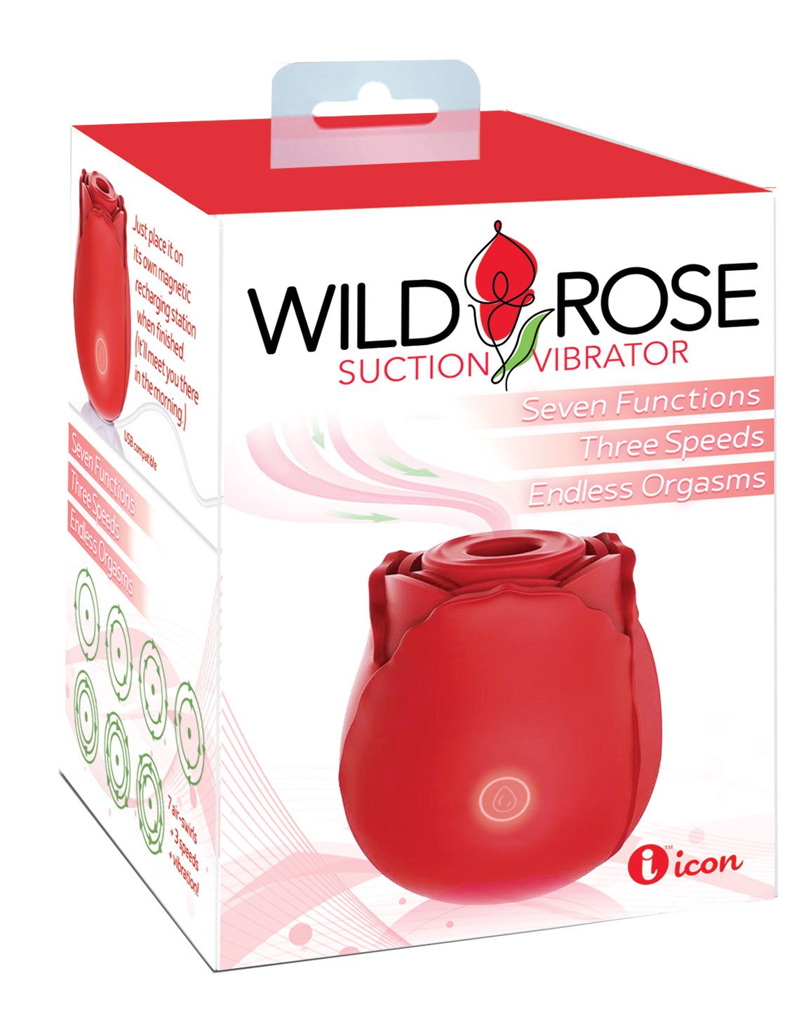 wild-rose-suction-vibrator-red-3 Wild Rose Suction Vibrator - Red - Image 1