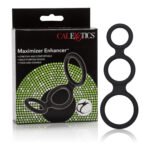 Maximizer Enhancer Triple-Ring Cock Ring – Black - Image 2