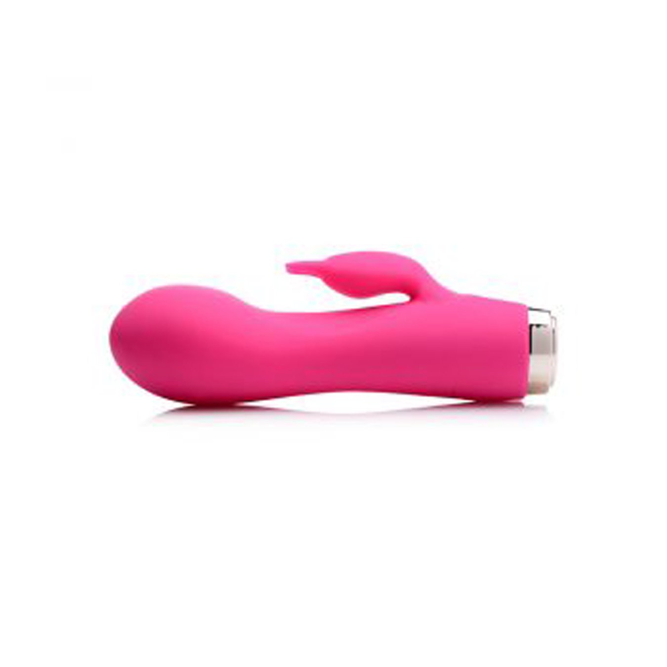 wonder-mini-rabbit-silicone-vibrator-pink Wonder Mini Rabbit Silicone Vibrator - Pink - Image 1