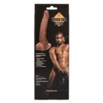 Working Stiff The Personal Trainer 7.5" Bendable Dildo with Suction Cup – Brown - Image 2