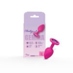 Gemma Purple Gem Pink Silicone Plug - Small - Image 3