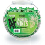Numb Af - Spearmint Flavored Numbing Mints - Display - 100 Pcs