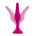 Luxe Beginner Plug Kit – 3-Piece Anal Plug Set, Platinum-Cured Silicone, Pink - Image 7
