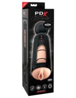 PDX Elite Vibrating Mega Milker Rechargeable Stroker – Beige