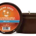 3 in 1 Massage Candle - Deep Dive - 6 Oz  - Hemp Seed