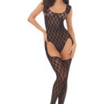 Diamond Hour Bodystocking Black - Os