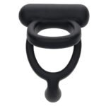 Closer Intimate Rechargeable Vibrating Cock Ring Caress – Black - Image 4
