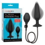 CalExotics XL Silicone Inflatable Anal Plug – Black - Image 2