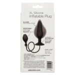 CalExotics XL Silicone Inflatable Anal Plug – Black - Image 3