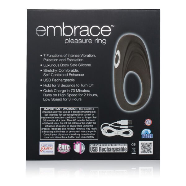 Embrace Pleasure Ring - Gray