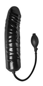 XXL Inflatable Dildo – Black - Image 3