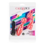 Rechargeable Mini Massager Kit with 3 Silicone Tips – Pink - Image 2