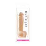 Colours Pleasures - 5 Inch Dildo - White - Image 2