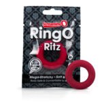 Screaming O RingO Ritz Cock Ring – Red, Body-Safe Liquid Silicone - Image 2