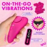 Silicone Panty Vibe With Digital Remote - Pink - Image 6