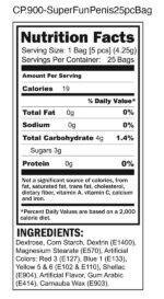 Super Fun Penis Candy 25 Individual Fun-Size Packages - Image 2