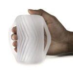 Perfect Fit Male Masturbator With Grips - Clear