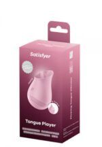 Satisfyer Tongue Player Rechargeable Vibrating Tongue Stimulator – Pink