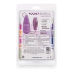 Silicone Slims Vibrating Nubby Bullet - Purple - Image 2