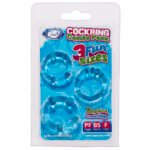Cockring Combo Beaded - Clear
