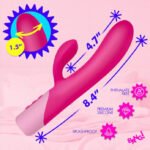 Clit Tapping Vibrating Rabbit Vibrator – Pink - Image 3