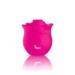 Zen Rose Hot Pink Rechargeable Clitoral and Nipple Stimulator - Image 3