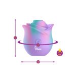 Zen Rose Unicorn Rechargeable Suction Stimulator – Violet - Image 6
