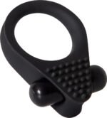 Zero Tolerance Black Knight Vibrating Cock Ring – Black