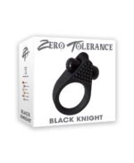 Zero Tolerance Black Knight Vibrating Cock Ring – Black - Image 3