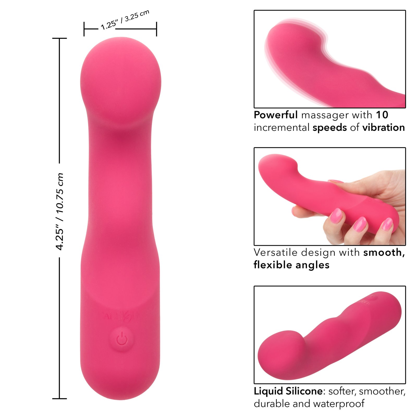 Liquid Silicone Pixies Curvy - Pink image 0 Liquid Silicone Pixies Curvy - Pink - Image 1