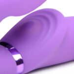 10x Ergo- Fit G-Pulse Inflatable and Vibrating Strapless Strap- on - Purple - Image 6