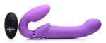 10x Ergo- Fit G-Pulse Inflatable and Vibrating Strapless Strap- on - Purple - Image 7