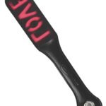 12 Inch Leather Impression Paddle - Love