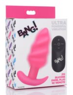 21x Silicone Swirl Plug With Remote - Pink - Image 5