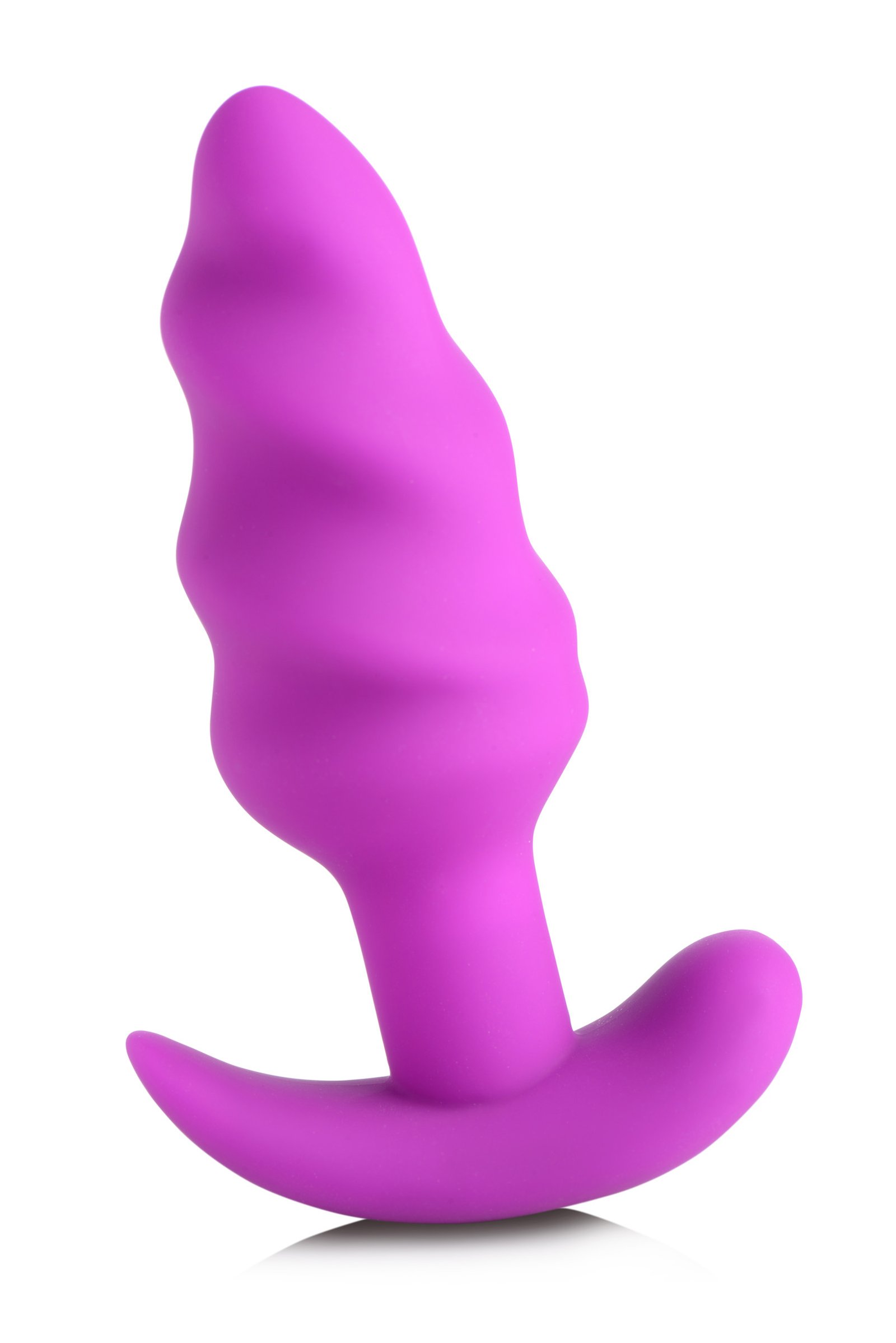 21x-silicone-swirl-plug-with-remote-purple 21x Silicone Swirl Plug With Remote - Purple - Image 1