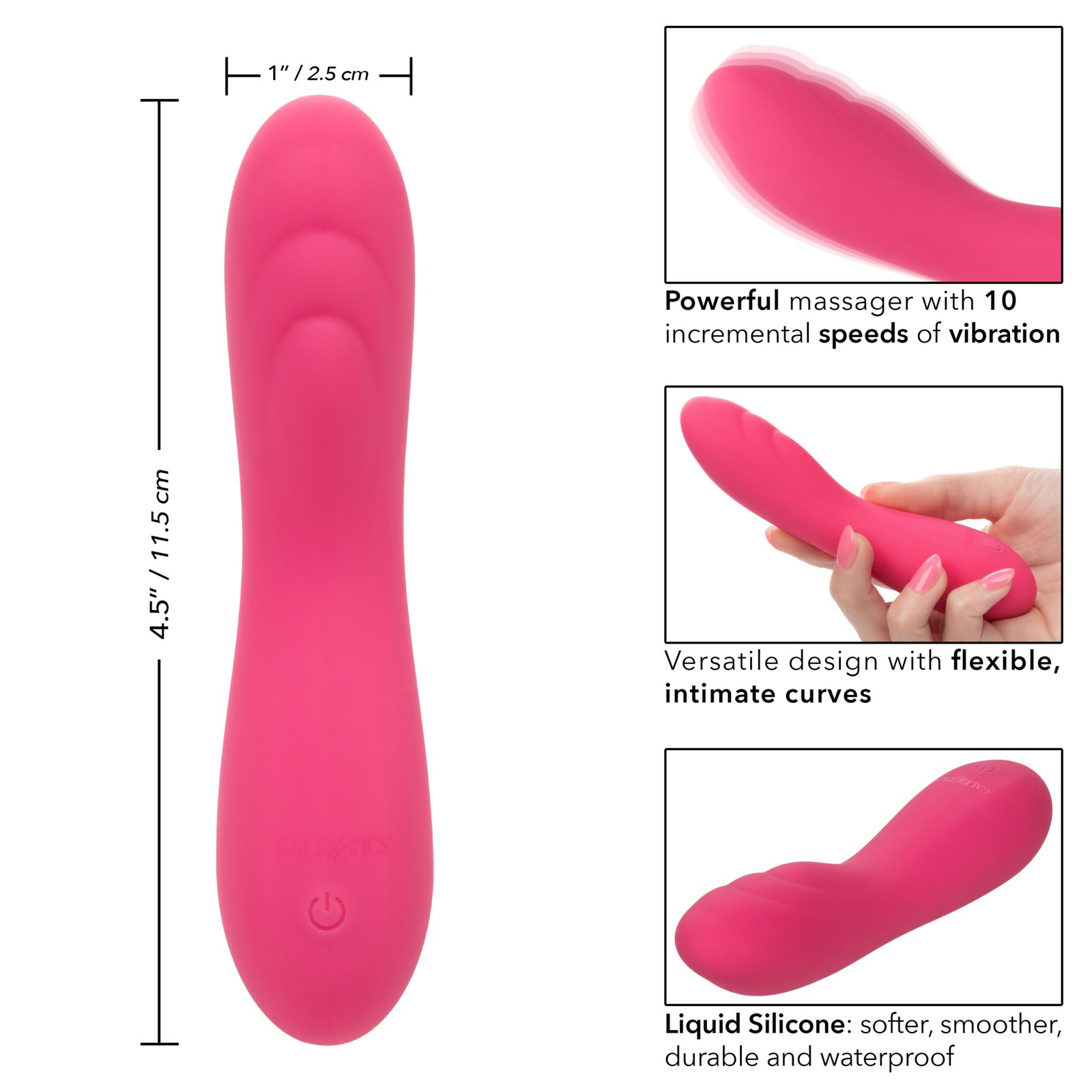 Liquid Silicone Pixies Ripple - Pink image 0 Liquid Silicone Pixies Ripple - Pink - Image 1
