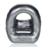 360 2- Way Cockring and Ballsling - Steel - Image 2