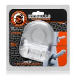 360 2- Way Cockring + Ballsling - Clear