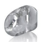 360 2- Way Cockring + Ballsling - Clear - Image 3