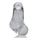 360 2- Way Cockring + Ballsling - Clear - Image 4