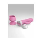 3Some Wall Banger Rabbit Vibrator With Suction Cup Pink - Image 5