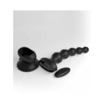 3Some Wall Banger Vibrating Anal Beads With Suction Cup Black - Image 7