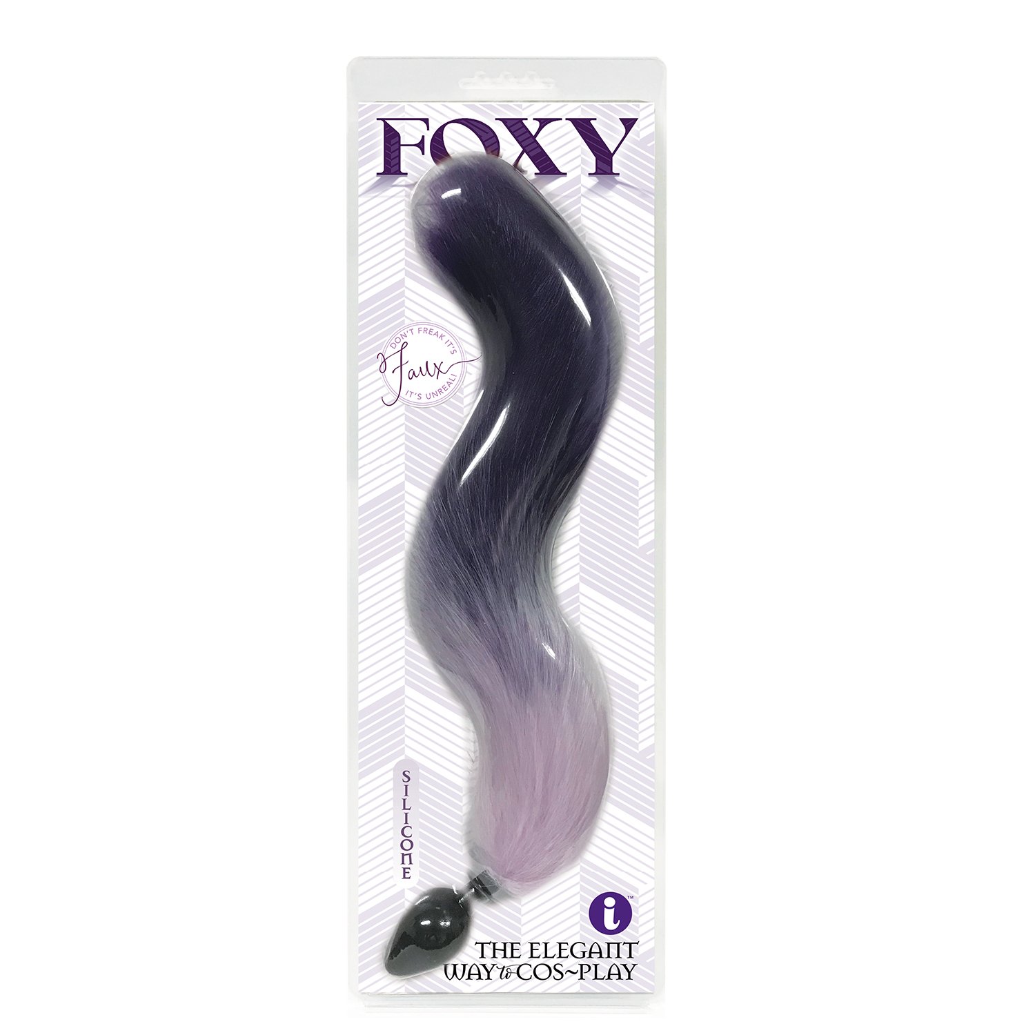 Foxy Fox Tail Silicone Butt Plug - Purple Gradient image 0 Foxy Fox Tail Silicone Butt Plug - Purple Gradient - Image 1