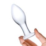 4 Inch Classic Handblown Glass Butt Plug - Image 2