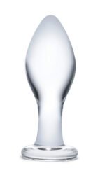 4 Inch Classic Handblown Glass Butt Plug - Image 6