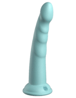 Dillio Platinum - Slim Seven 7 Inch Dildo - Teal - Image 2