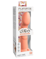 Dillio Platinum - Super Eight 8 Inch Dildo - Peach